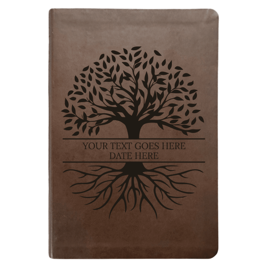 NLT Brown Standard Size Thinline Holy Bible Small Print | Tree of Life - Shepherds Shelf