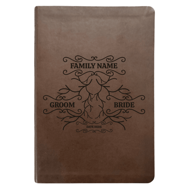 NLT Brown Standard Size Thinline Holy Bible Small Print | Wedding Collection - Shepherds Shelf