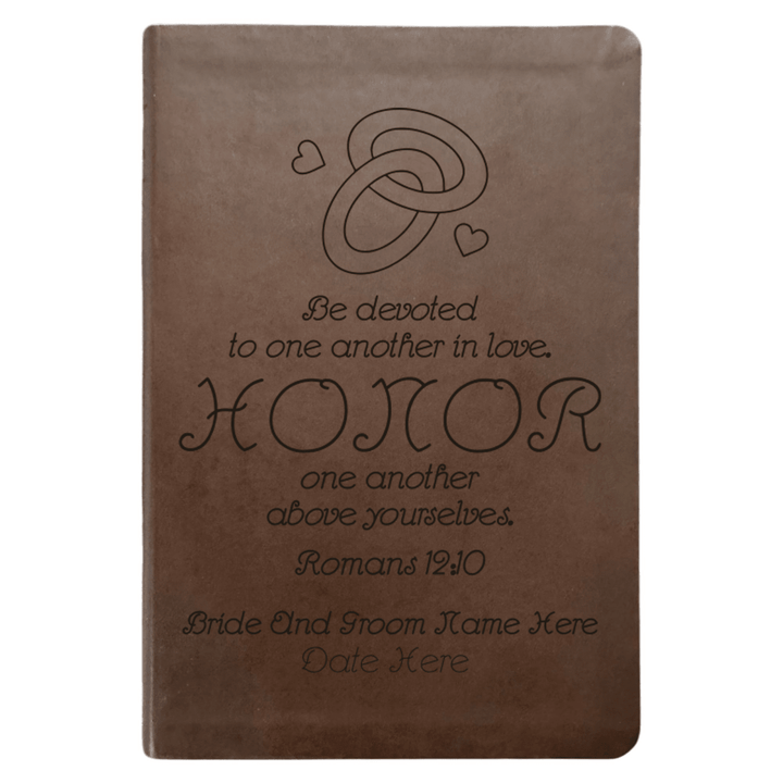 NLT Brown Standard Size Thinline Holy Bible Small Print | Wedding Collection - Shepherds Shelf