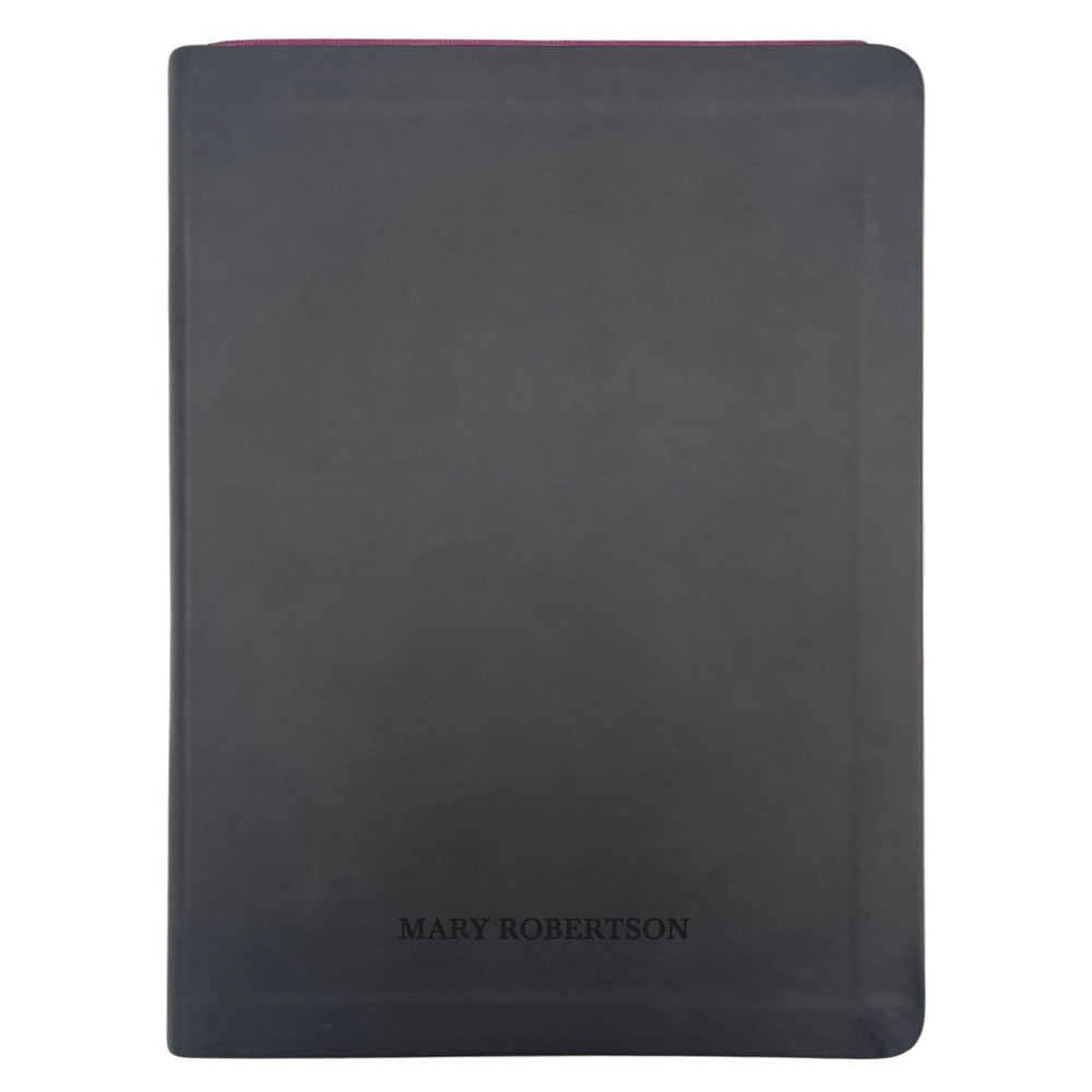 NLT Large Giant Print Faux Leather Holy Bible | Black | New Living Translation