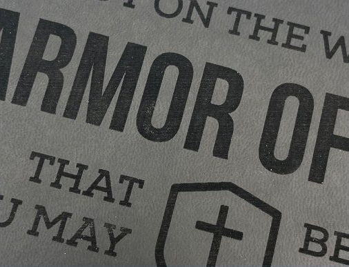 Actual personalization sample for this Bible