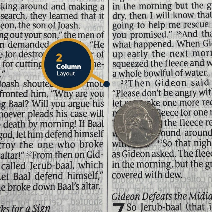 NLT Large Giant Print Faux Leather Holy Bible | Brown | New Living Translation - Shepherds Shelf