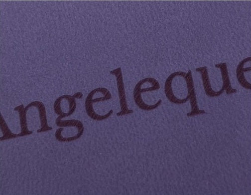 Actual personalization sample for this Bible