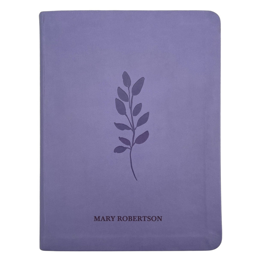 NLT Large Giant Print Faux Leather Holy Bible | Purple | New Living Translation - Shepherds Shelf