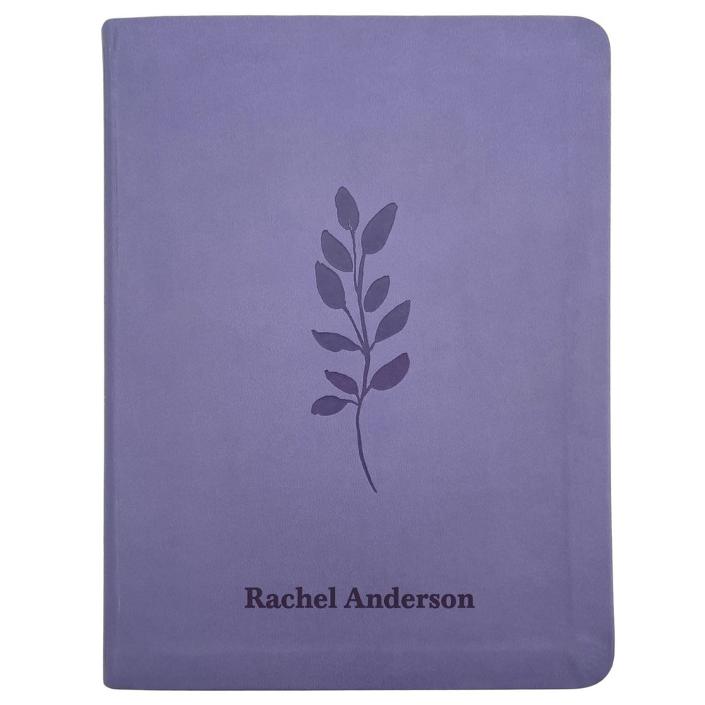 NLT Large Giant Print Faux Leather Holy Bible | Purple | New Living Translation