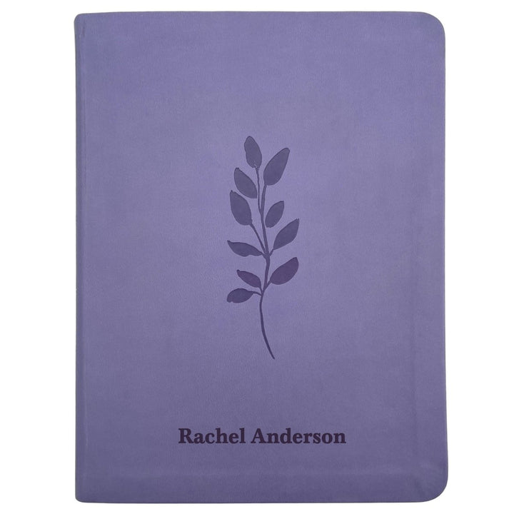 NLT Large Giant Print Faux Leather Holy Bible | Purple | New Living Translation - Shepherds Shelf