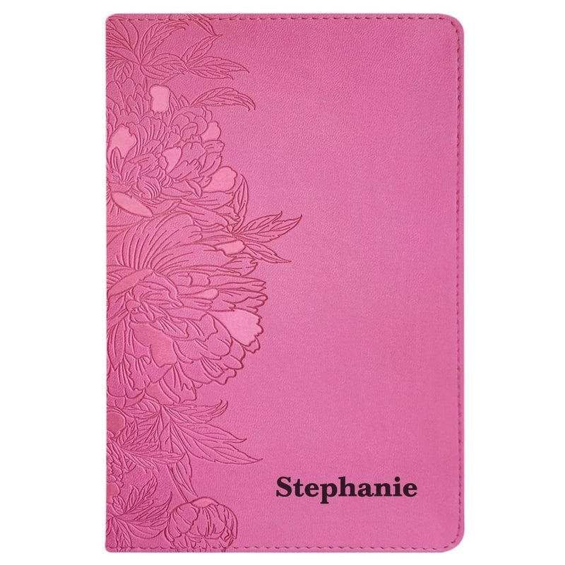 NLT Pink Standard Size Premium Holy Bible Large Print