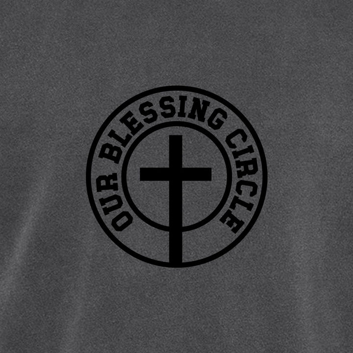 Our Blessing Circle Unisex Pigment - Dyed Crewneck Sweatshirt - Shepherds Shelf