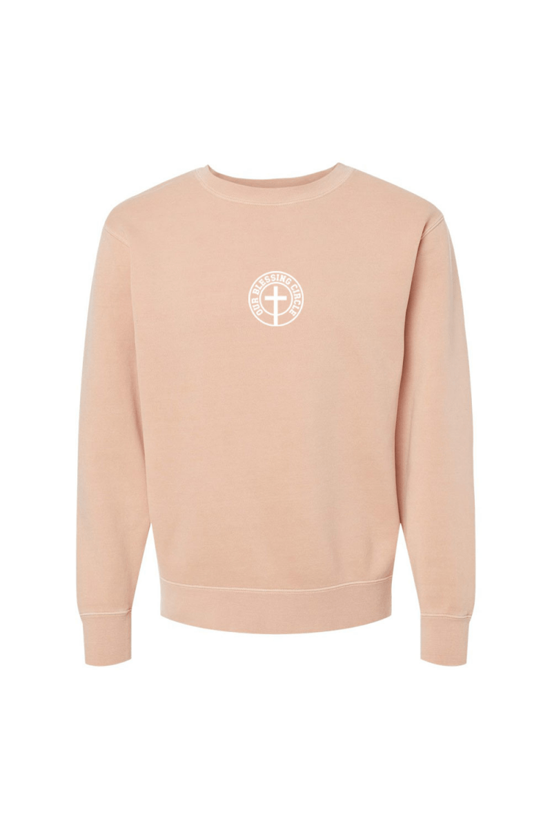 Our Blessing Circle Unisex Pigment - Dyed Crewneck Sweatshirt - Shepherds Shelf