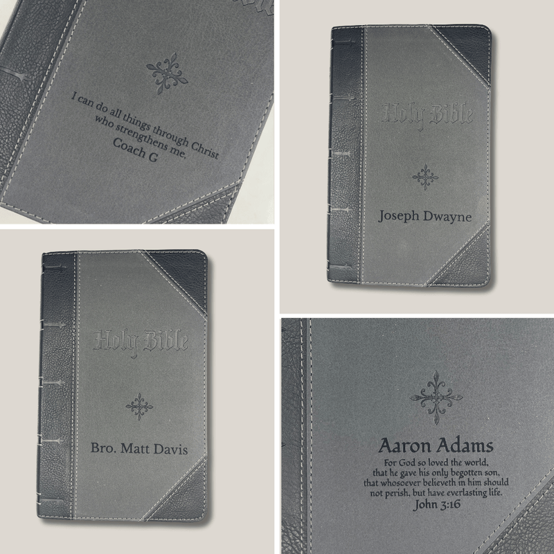 KJV Black Study Size Holy Bible Giant Print
