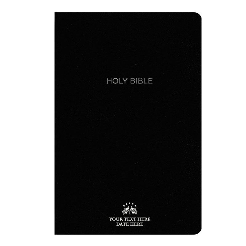 NKJV Black Standard Size Holy Bible Small Print