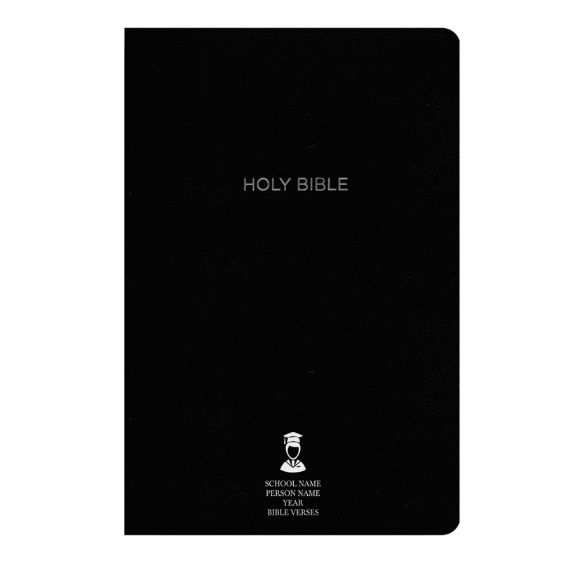 NKJV Black Standard Size Holy Bible Small Print