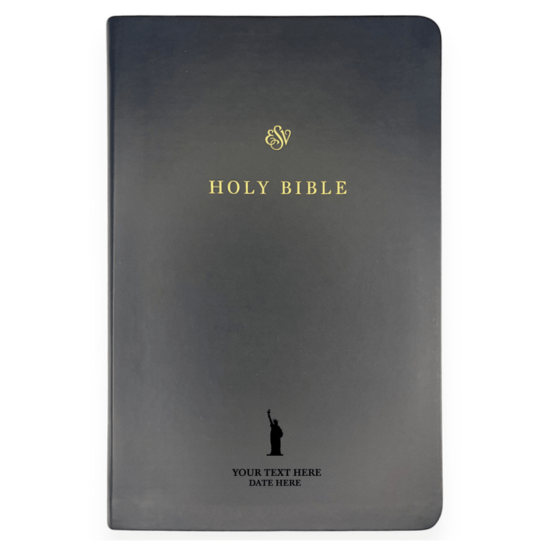 ESV Black Standard Size TruTone Holy Bible Small Print