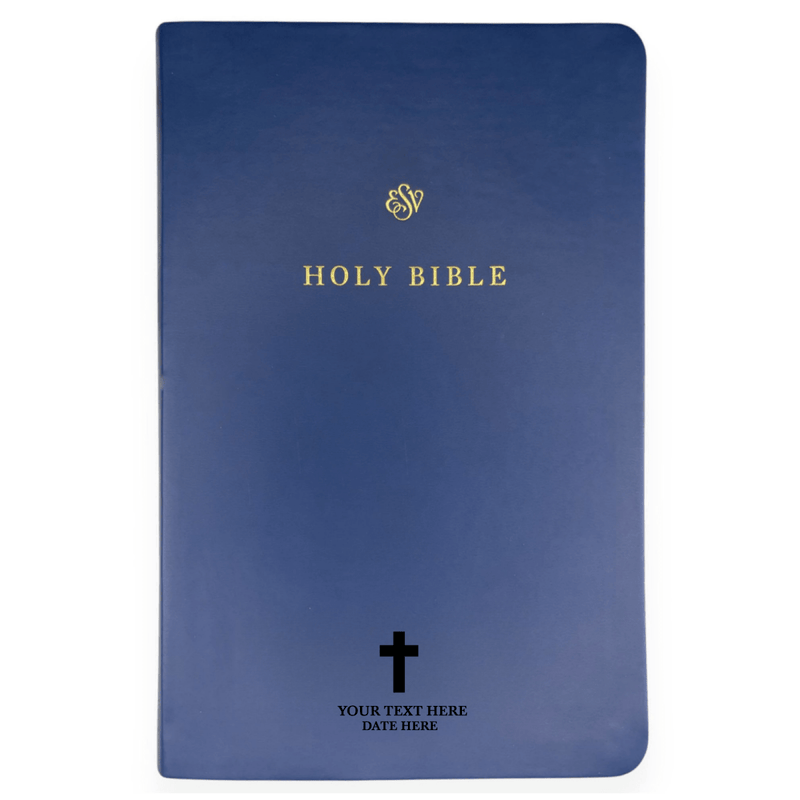 ESV Blue Standard Size TruTone Holy Bible Small Print