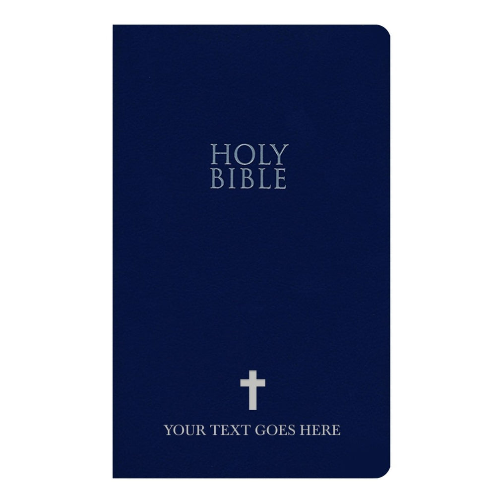 NIV Blue Standard Size Holy Bible Small Print