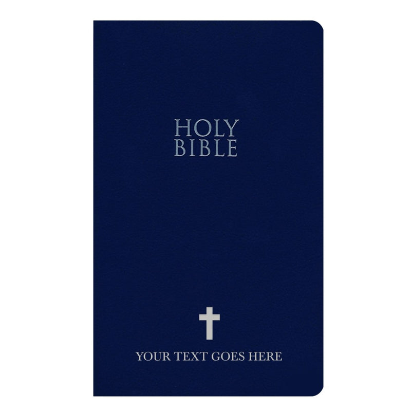 NIV Blue Standard Size Holy Bible Small Print