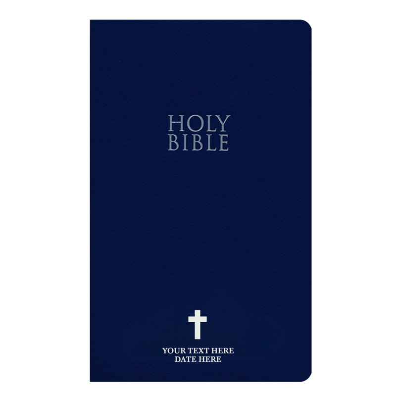 NIV Blue Standard Size Holy Bible Small Print