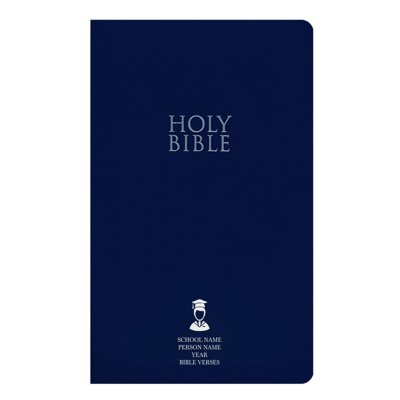 NIV Blue Standard Size Holy Bible Small Print