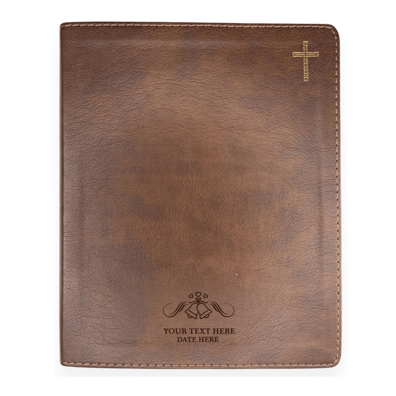 NIV Brown Standard Size Journaling Holy Bible Medium Print