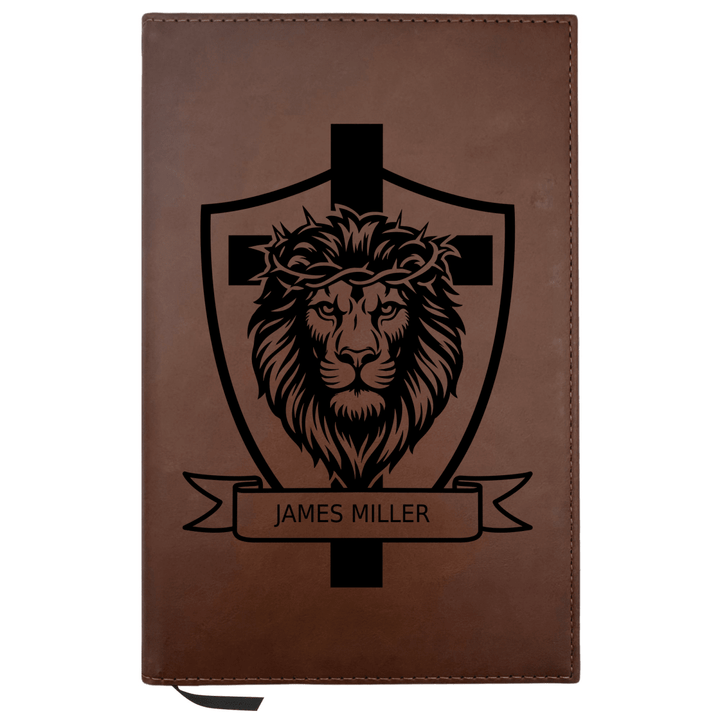 Personalized Brown Leatherette Journal Notebook | Cross Collection - Shepherds Shelf
