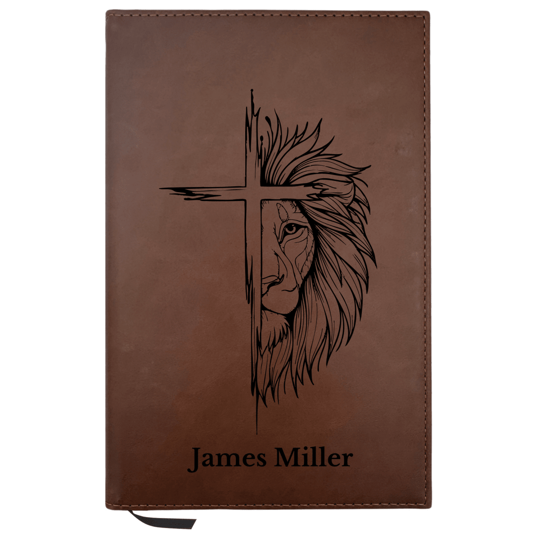 Personalized Brown Leatherette Journal Notebook | Cross Collection - Shepherds Shelf