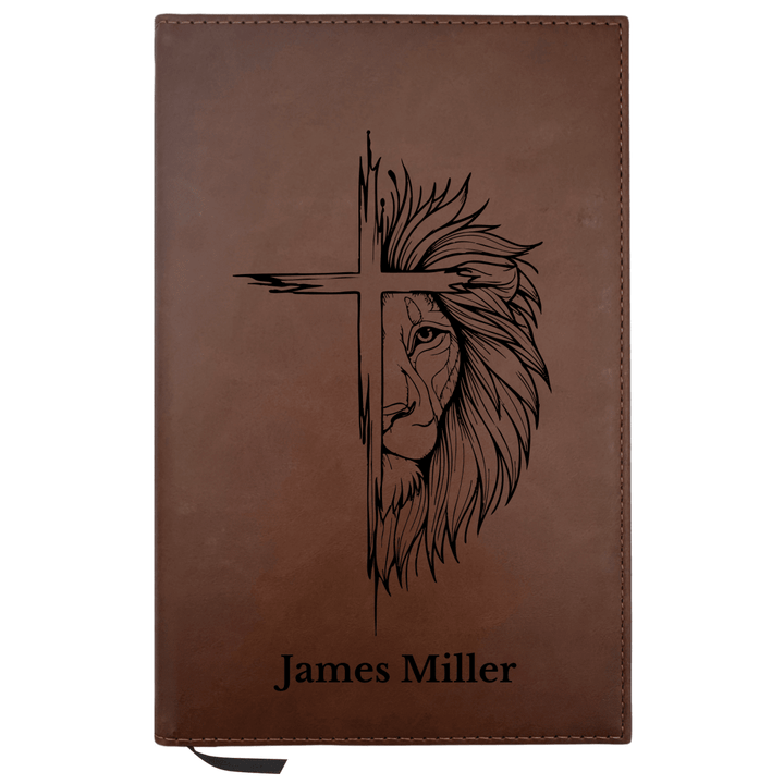 Personalized Brown Leatherette Journal Notebook | Cross Collection - Shepherds Shelf
