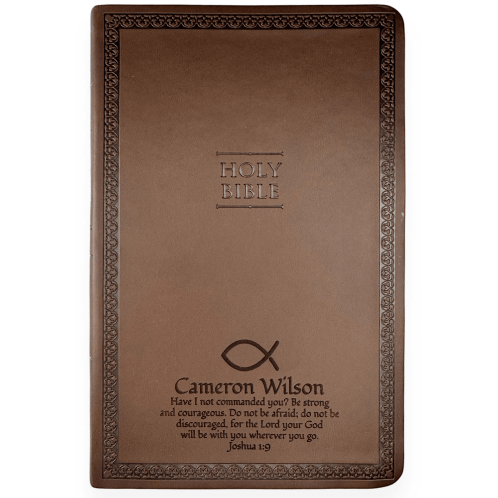 NIV Brown Standard Size Thinline Holy Bible Small Print