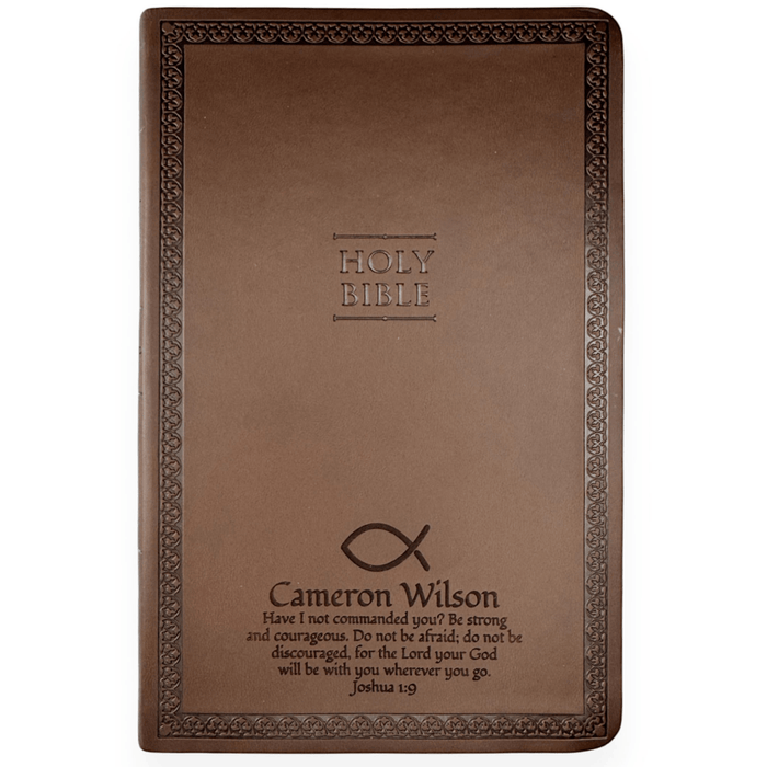 NIV Brown Standard Size Thinline Holy Bible Small Print