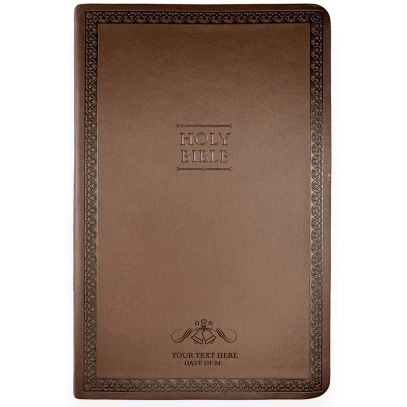 NIV Brown Standard Size Thinline Holy Bible Small Print