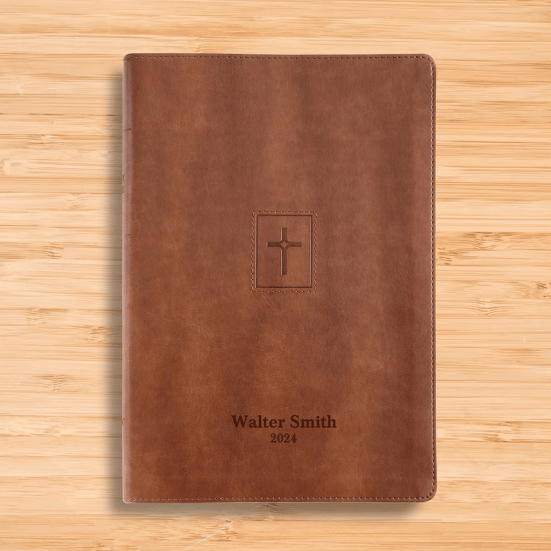 NIV Brown Standard Size Thinline Holy Bible Large Print