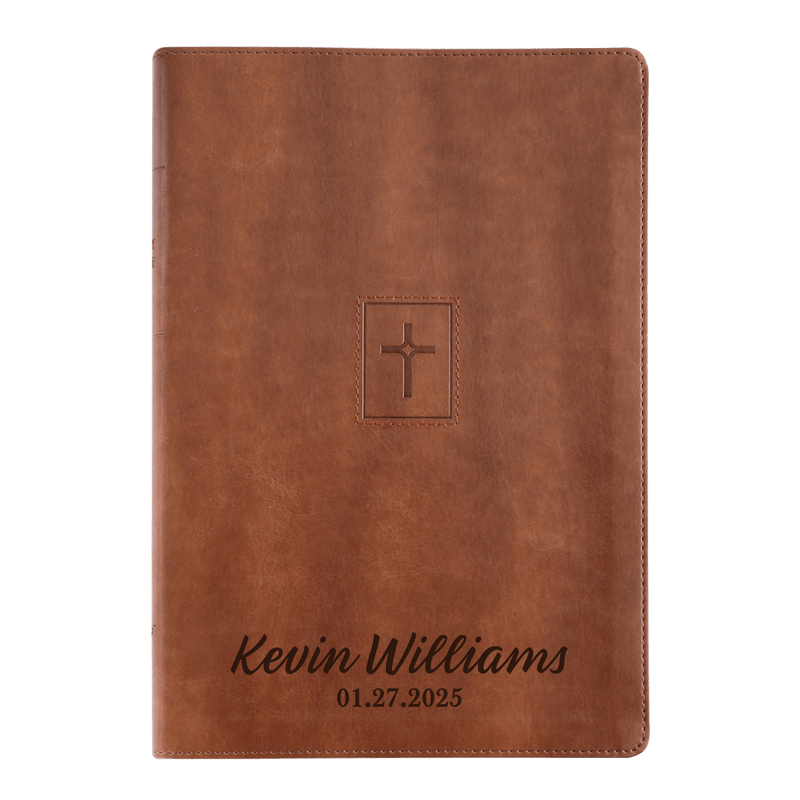 NIV Brown Standard Size Thinline Holy Bible Large Print