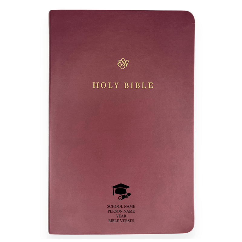 ESV Burgundy Standard Size TruTone Holy Bible Small Print