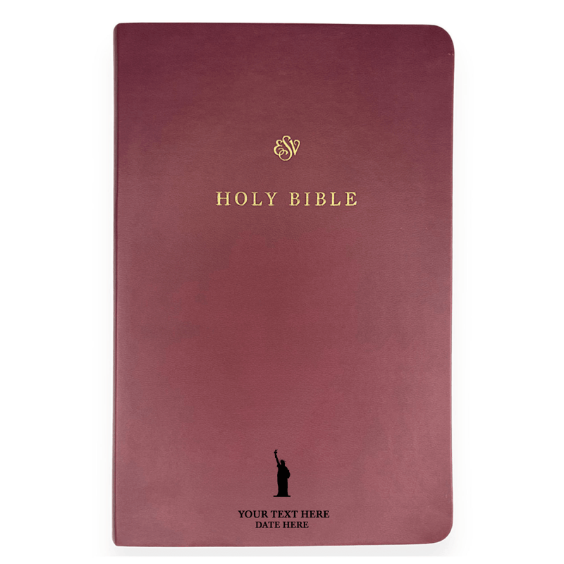 ESV Burgundy Standard Size TruTone Holy Bible Small Print