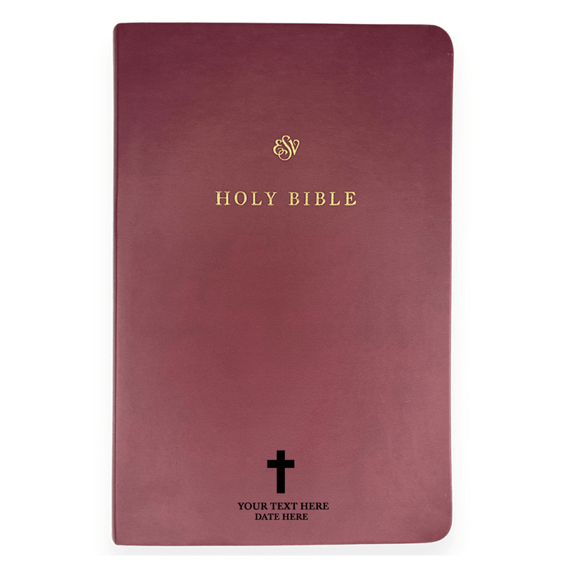 ESV Burgundy Standard Size TruTone Holy Bible Small Print