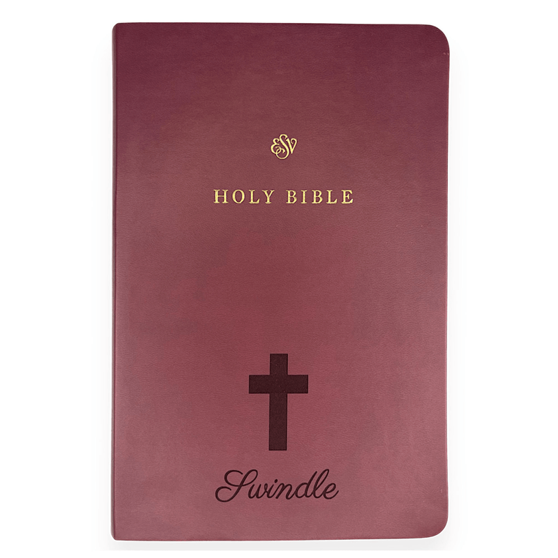 ESV Burgundy Standard Size TruTone Holy Bible Small Print