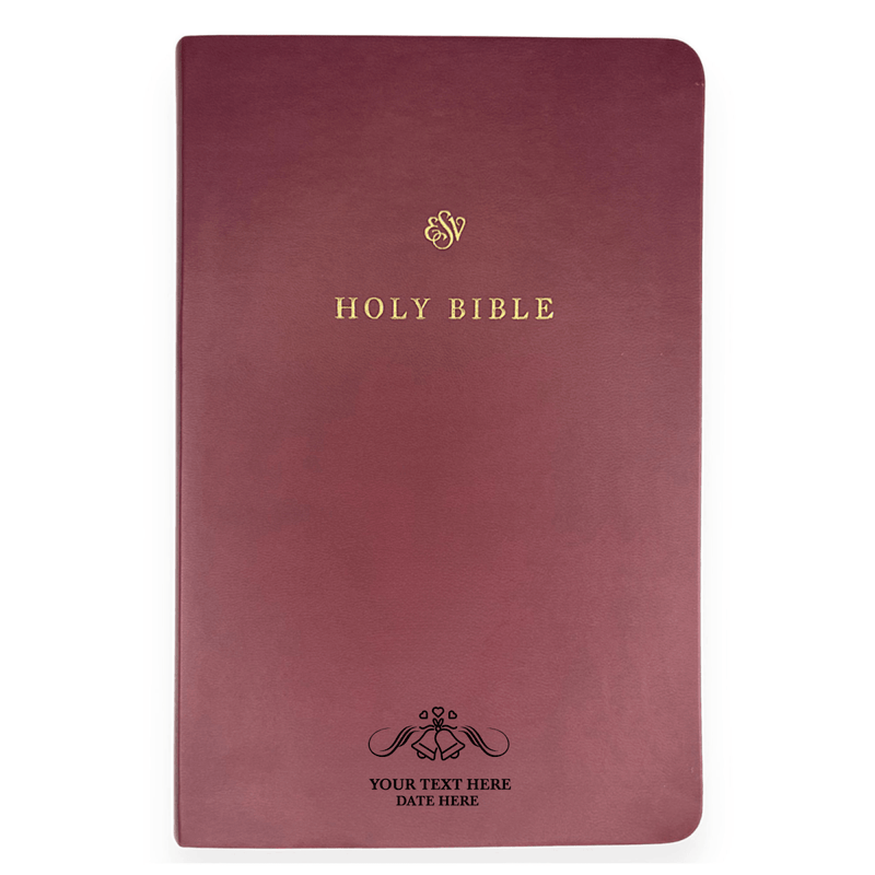 ESV Burgundy Standard Size TruTone Holy Bible Small Print