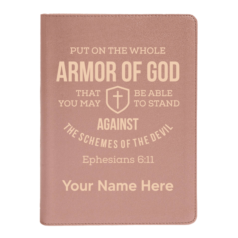 CSB She Reads Rose Gold Study Size Holy Bible Medium Print Size | Ephesians 6:11