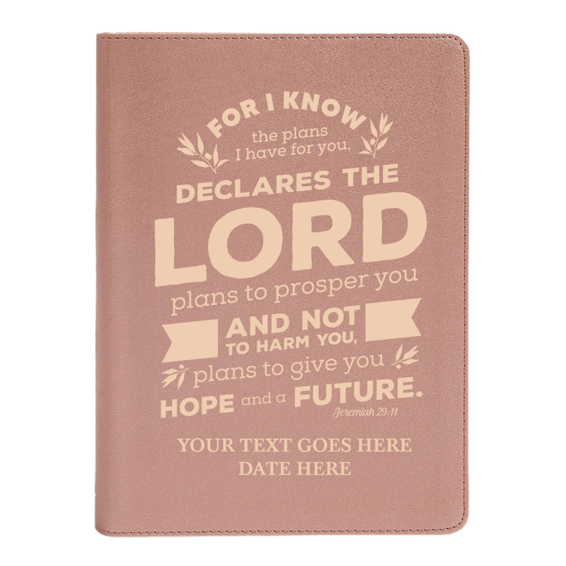 CSB She Reads Rose Gold Study Size Holy Bible Medium Print Size | Jeremiah 29:11