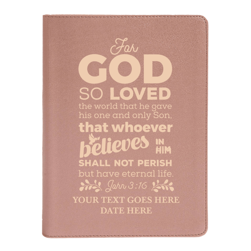 CSB She Reads Rose Gold Study Size Holy Bible Medium Print Size | John 3:16