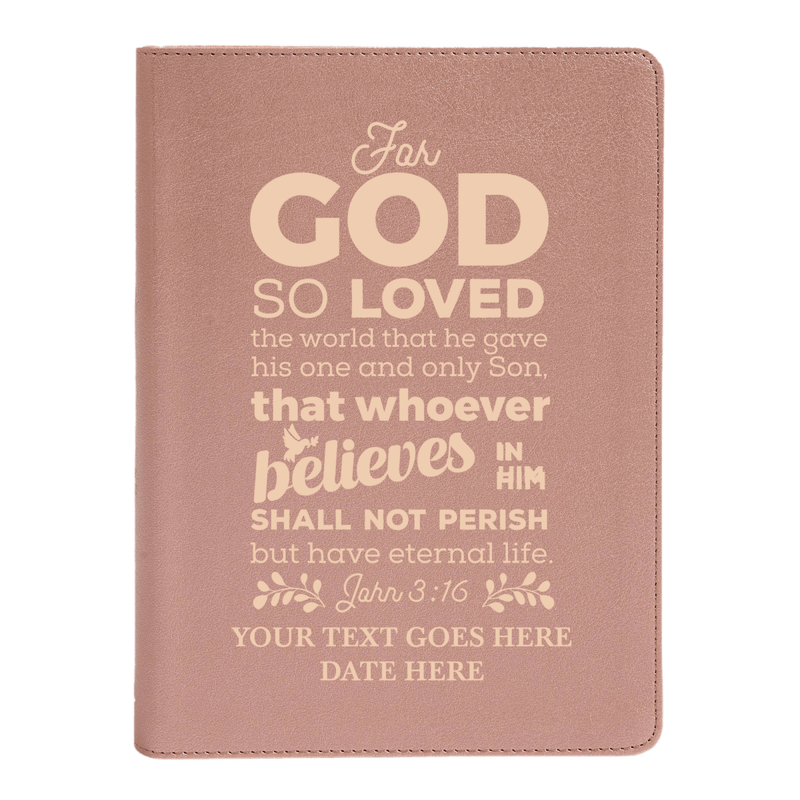 CSB She Reads Rose Gold Study Size Holy Bible Medium Print Size | John 3:16