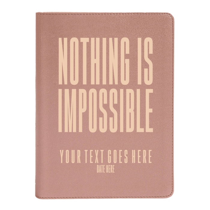 CSB She Reads Rose Gold Study Size Holy Bible Medium Print Size | Matthew 19:26