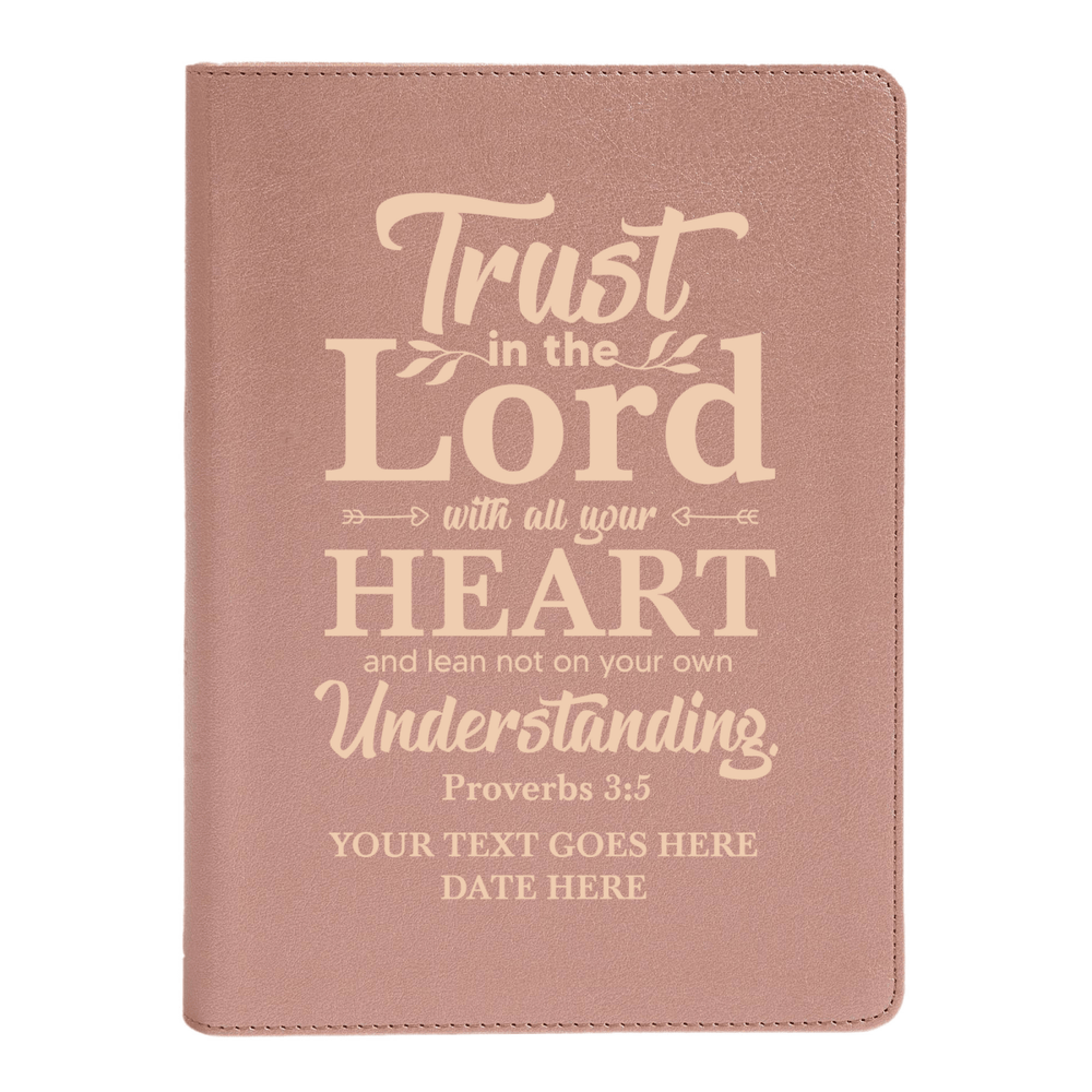 CSB She Reads Rose Gold Study Size Holy Bible Medium Print Size | Proverbs 3:5
