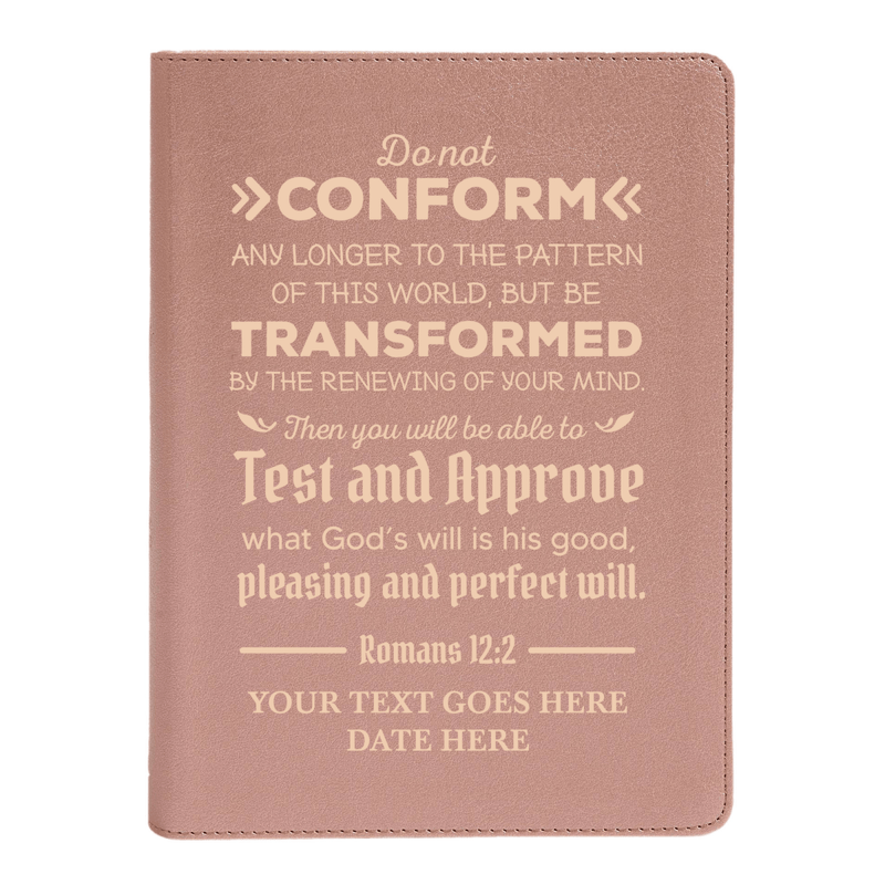 CSB She Reads Rose Gold Study Size Holy Bible Medium Print Size | Romans 12:2
