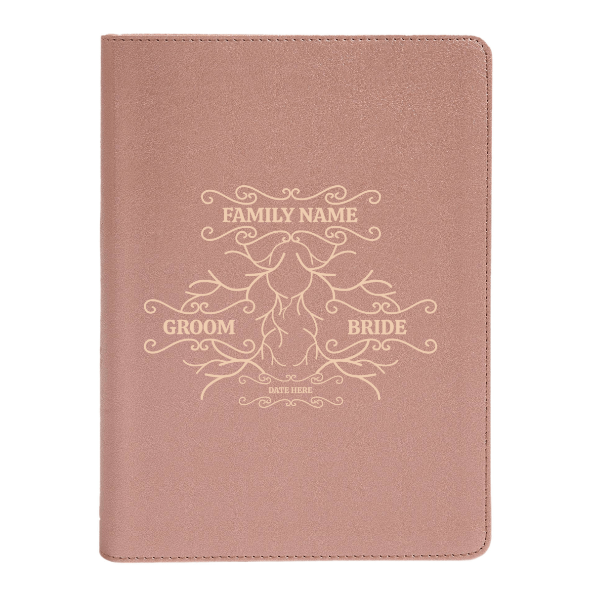 Personalized CSB She Reads Truth Community Study Bible Faux Leather Medium Print Size Rose Gold with FULL COVER Roots 1 Design | Shepherds Shelf - Shepherds Shelf