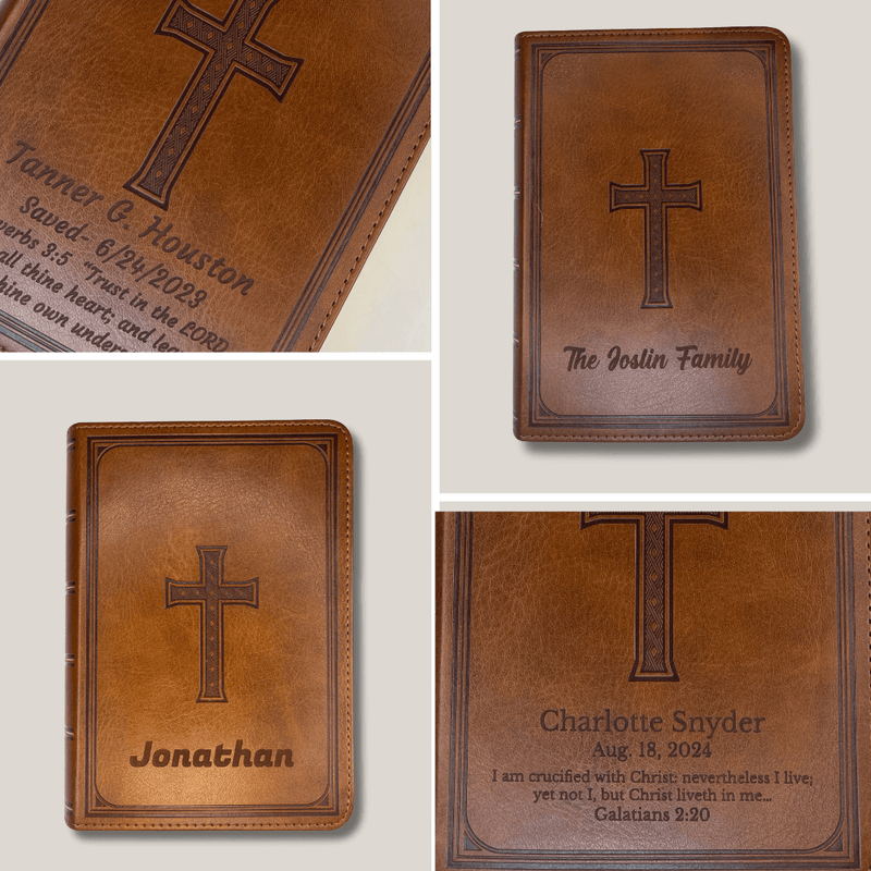 KJV Brown Compact Size Holy Bible Large Print