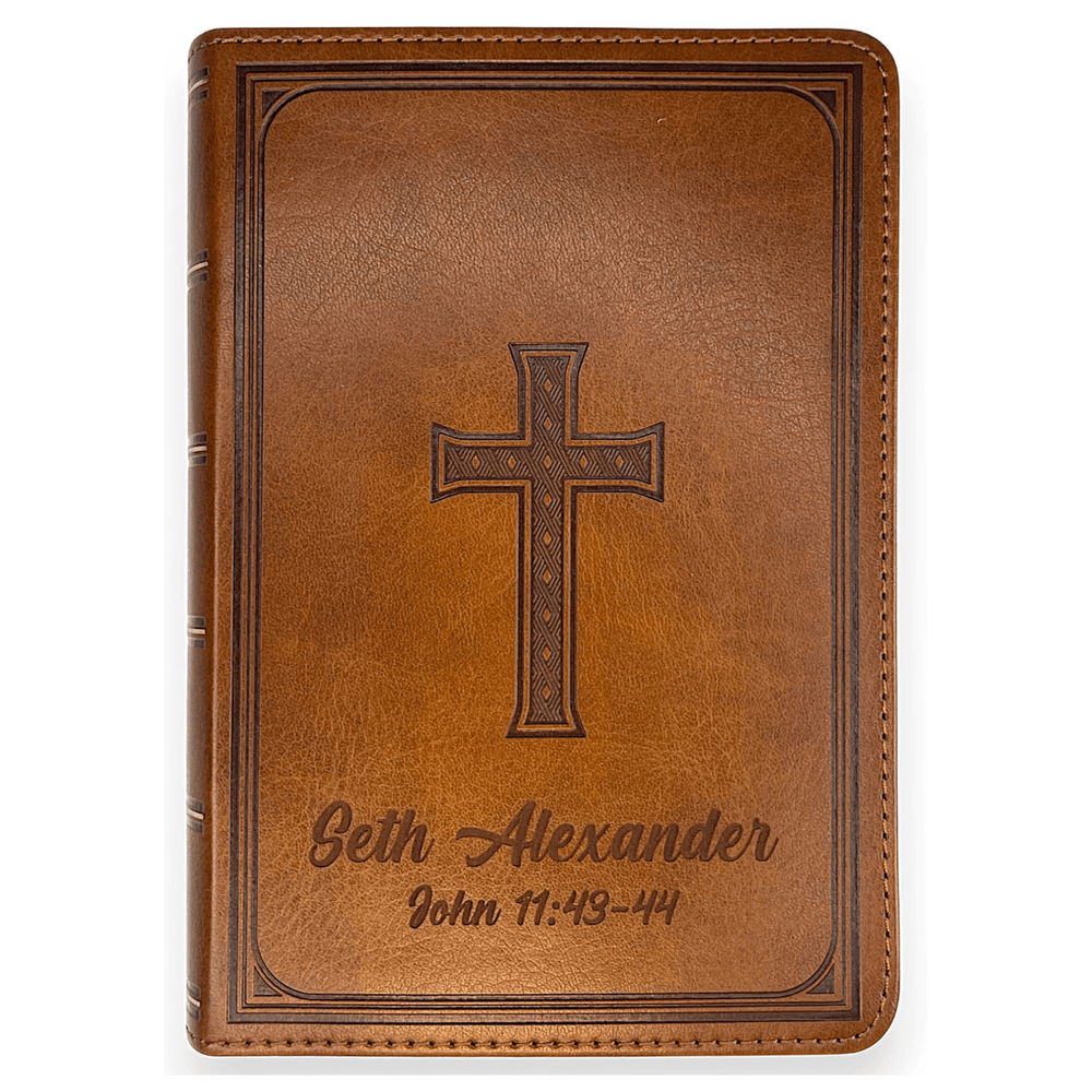 KJV Brown Compact Size Holy Bible Large Print