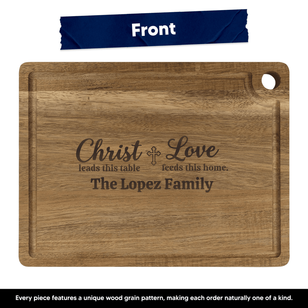 Personalized Cutting Board – Christ and Love - Shepherds Shelf