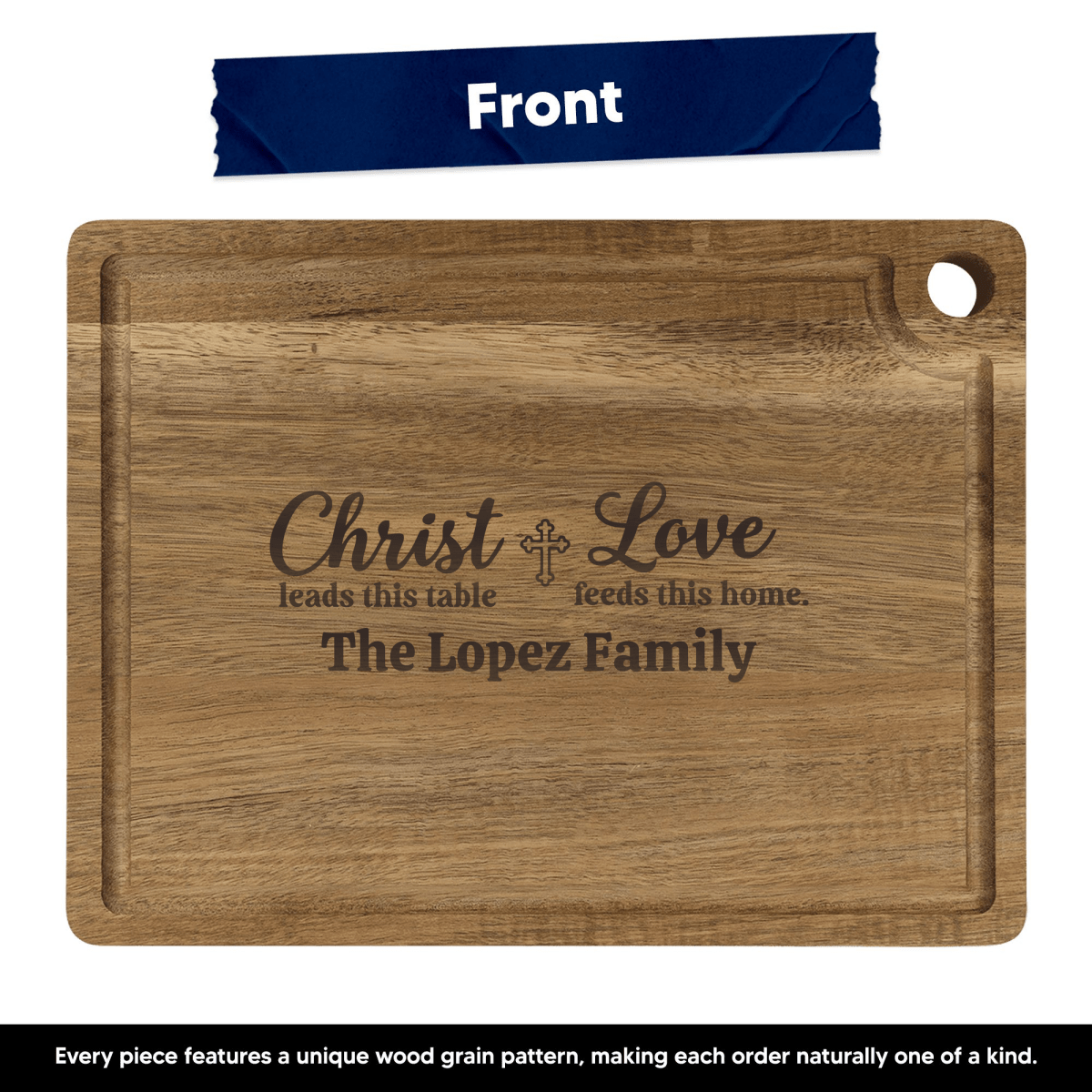 Personalized Cutting Board – Christ and Love - Shepherds Shelf