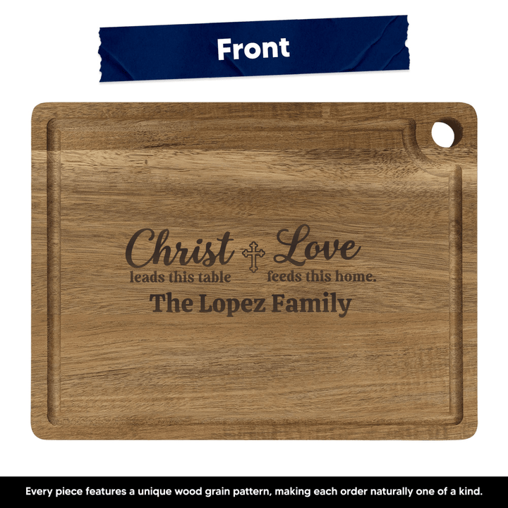 Personalized Cutting Board – Christ and Love - Shepherds Shelf