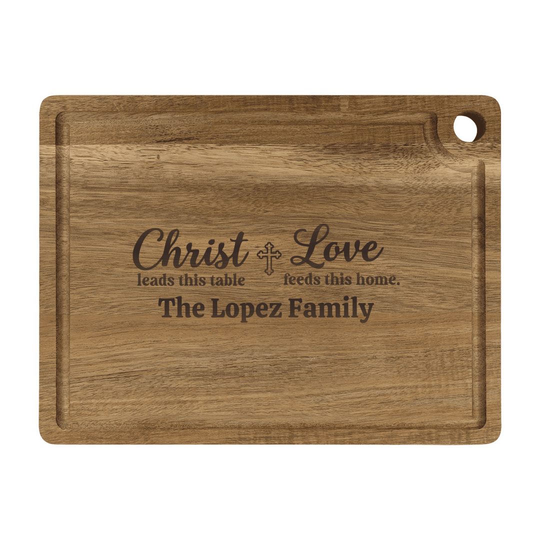 Personalized Cutting Board – Christ and Love - Shepherds Shelf